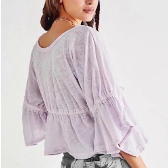 Free People Sand Storm Top Flounce Ethereal Size XSmall NWT - Picture 5 of 14
